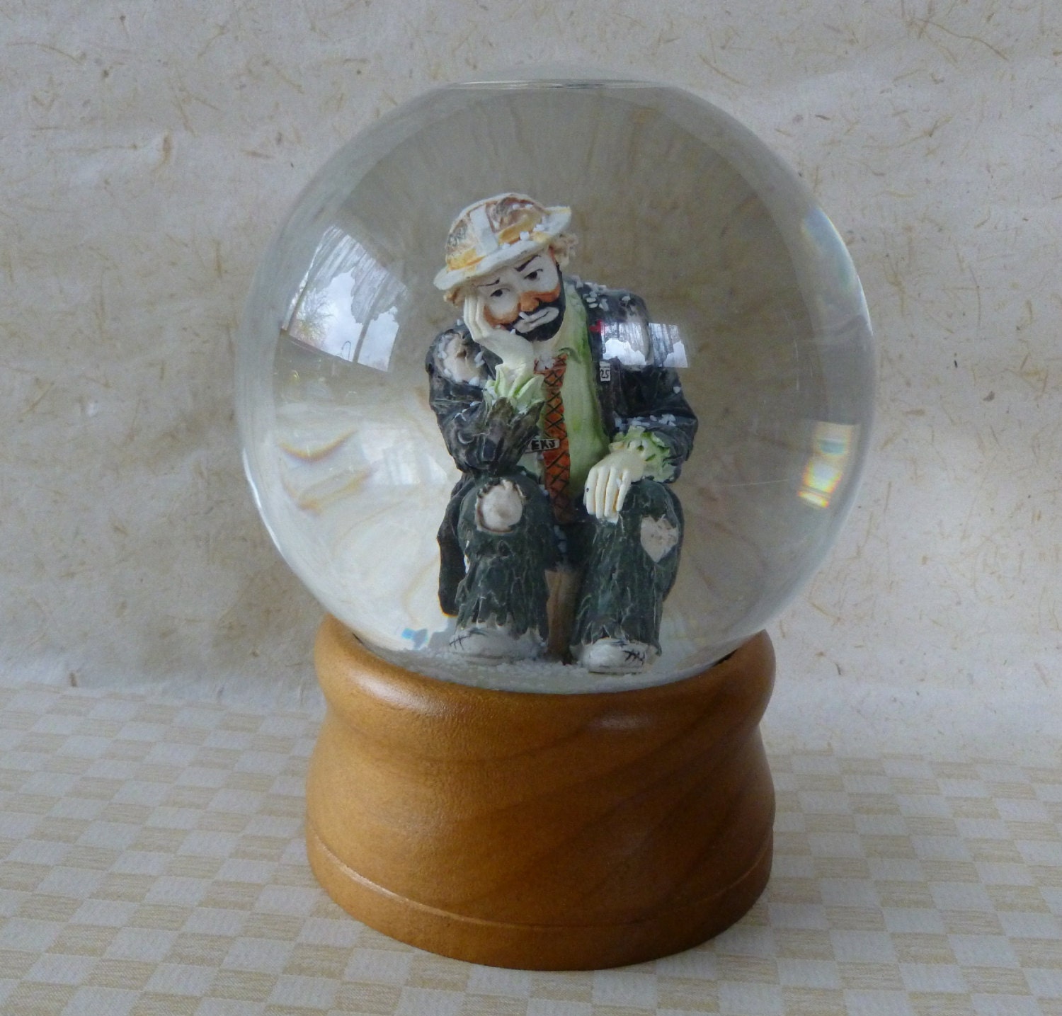 globes figure action snow Emmett signed Vintage Kelly Snow Globe by Flambro