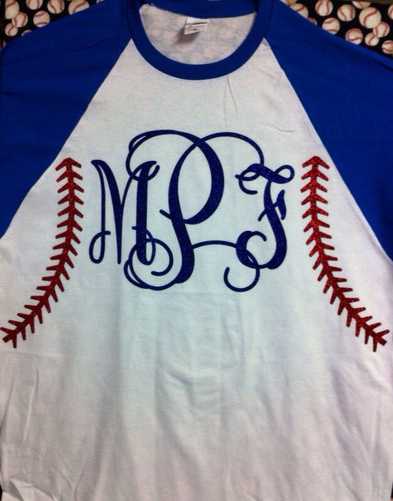 Monogrammed Baseball Jersey T shirt UNISEX by AndMore2004 on Etsy