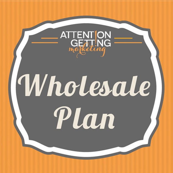 Etsy Shop Wholesale Plan -- A Detailed Customized Plan to Solicit ...