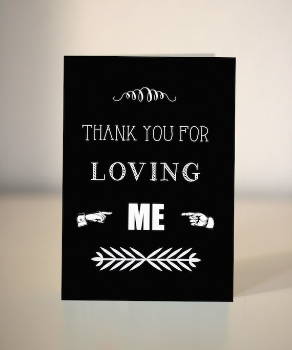 Anniversary Card Thank You For Loving Me Card For Husband