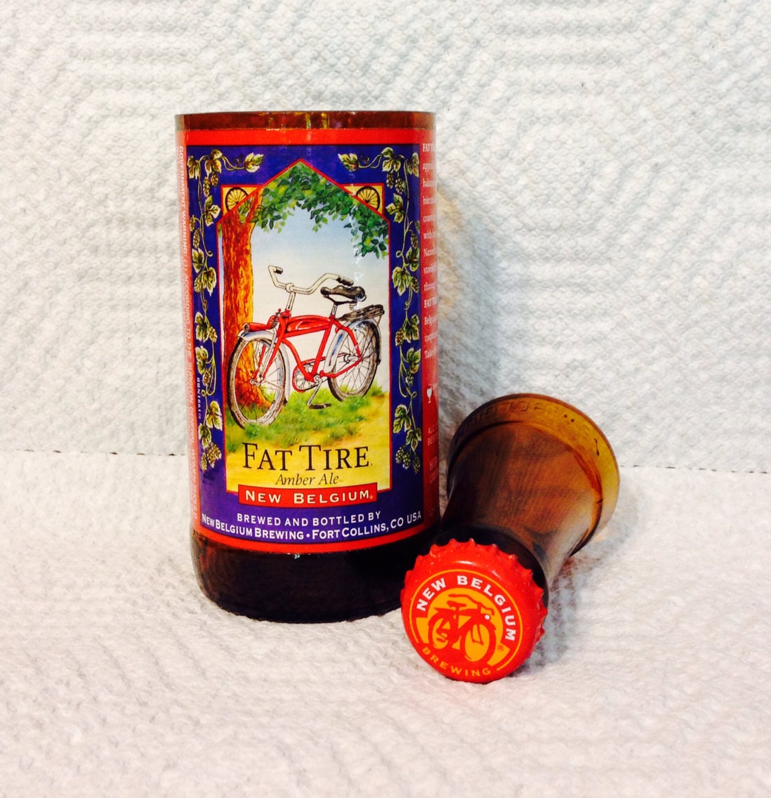 Fat Tire Beer Glass 25