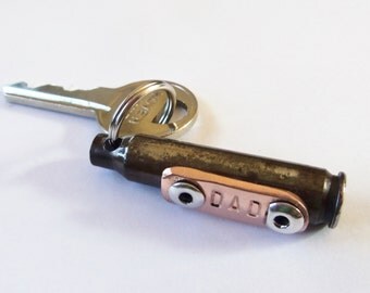 For Dad Father's Day Grandpa Husband 223 bullet 308 casing 270 rifle shot Gun Bullet Key Chain Hunting Key Ring Personalized Wedding Gift