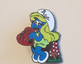 Smurfette Pretty Lights Bassnectar pin