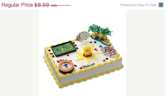 SUMMER SALE Casino Gaming Cake Kit Il_570xn