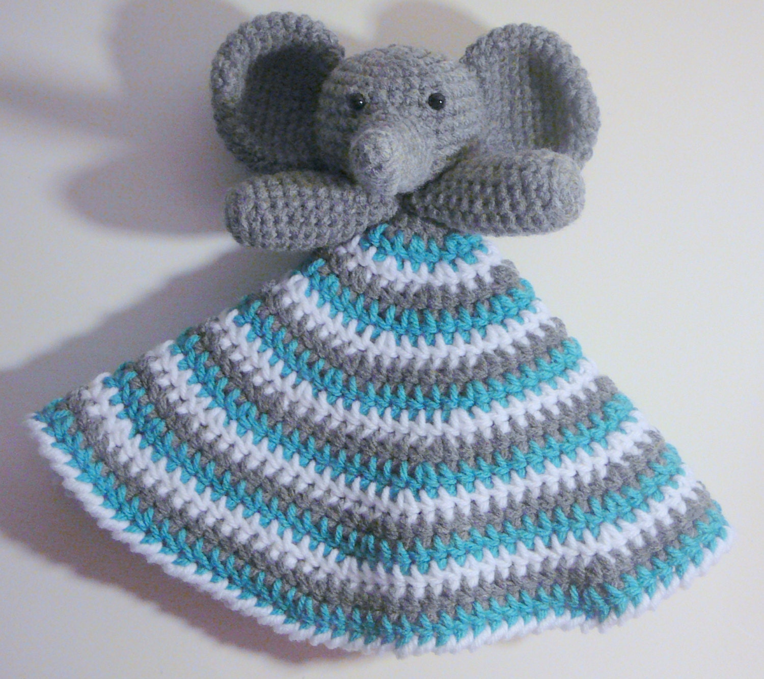 Elephant Lovey PDF Crochet Pattern INSTANT DOWNLOAD