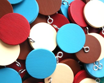 Family Birthday Board Wood Discs - Extra Discs or Hearts For Family Birthday Sign - Family Birthday Calendar Discs - Birthday Board Tags BDD