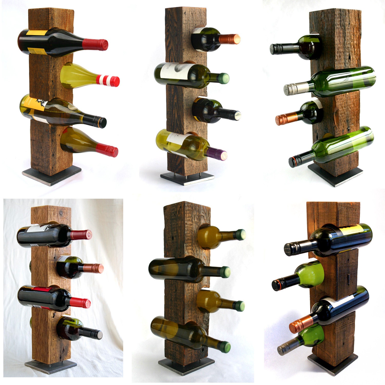 Custom Wine Rack c.1800 Barn Wood MadeToOrder Free