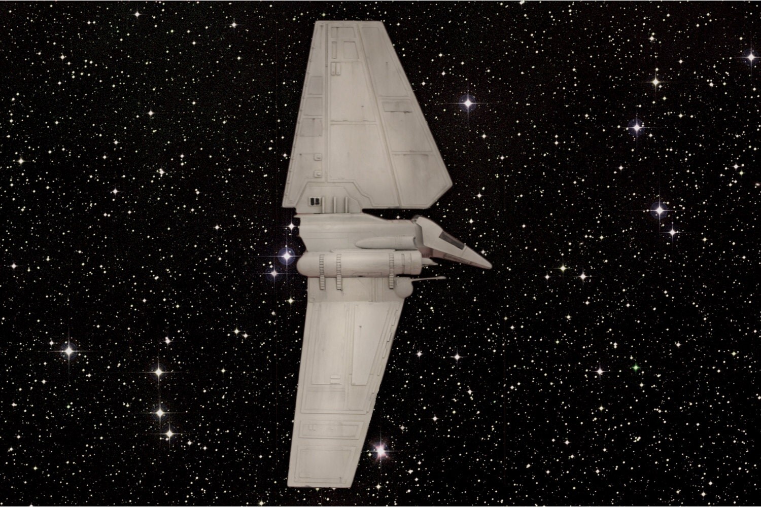 Download Custom built and painted AMT Imperial shuttle by OtherWorldModels