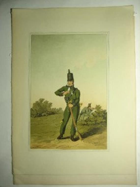 George Walker, Costume Yorkshire Riflemen