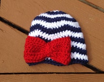 Popular items for red white blue hat on Etsy