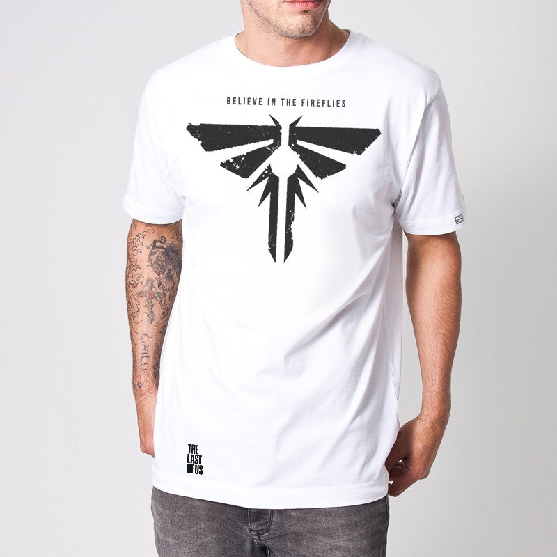 The Last Of Us TShirt Believe In The Fireflies Tee PS3 PS4