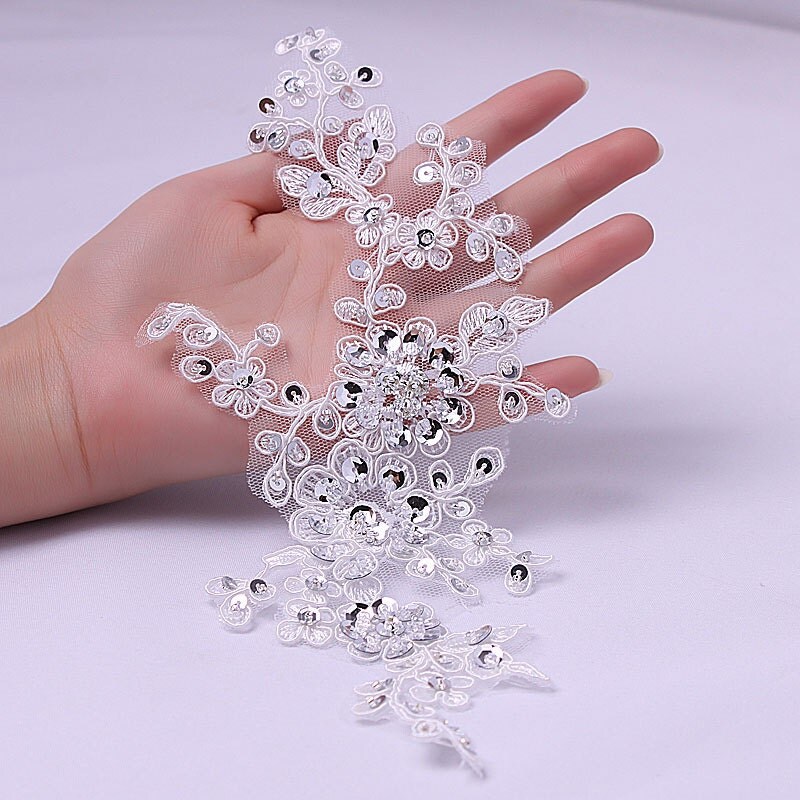 sequin lace appliques