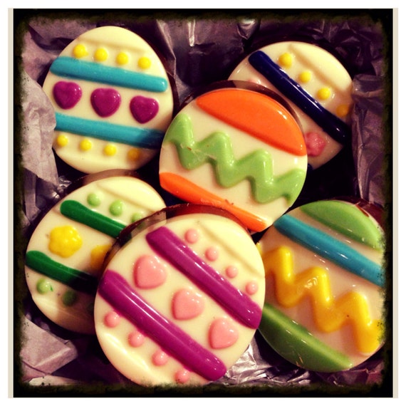 Easter Egg chocolate covered oreos Easter by Sparklesbaby on Etsy