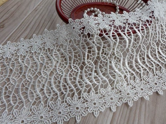 Off White Crochet Lace Trim Venice Lace Trim For Bridal