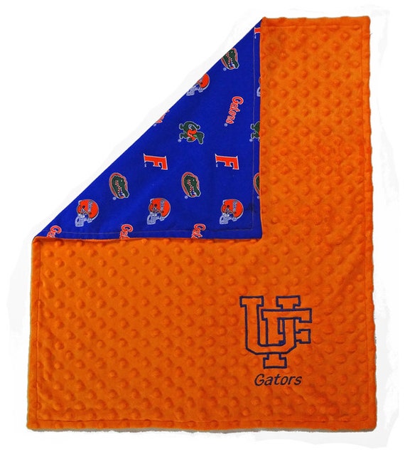 Univeristy of Florida Gator Blanket soft dotted by ...