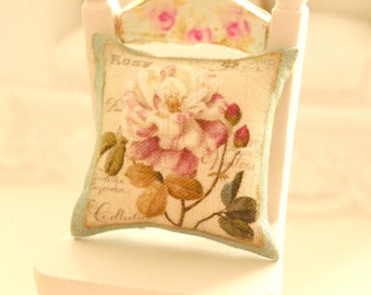 dollhouse miniatures pillow