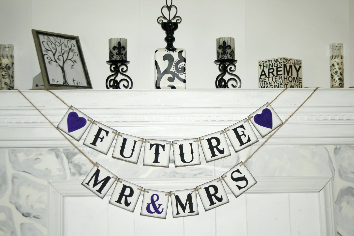 FUTURE MR & MRS Banner Mr Mrs Miss to Mrs Banners by BannerArt