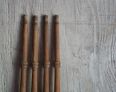 Vintage Wooden Chair Spindles / Balusters