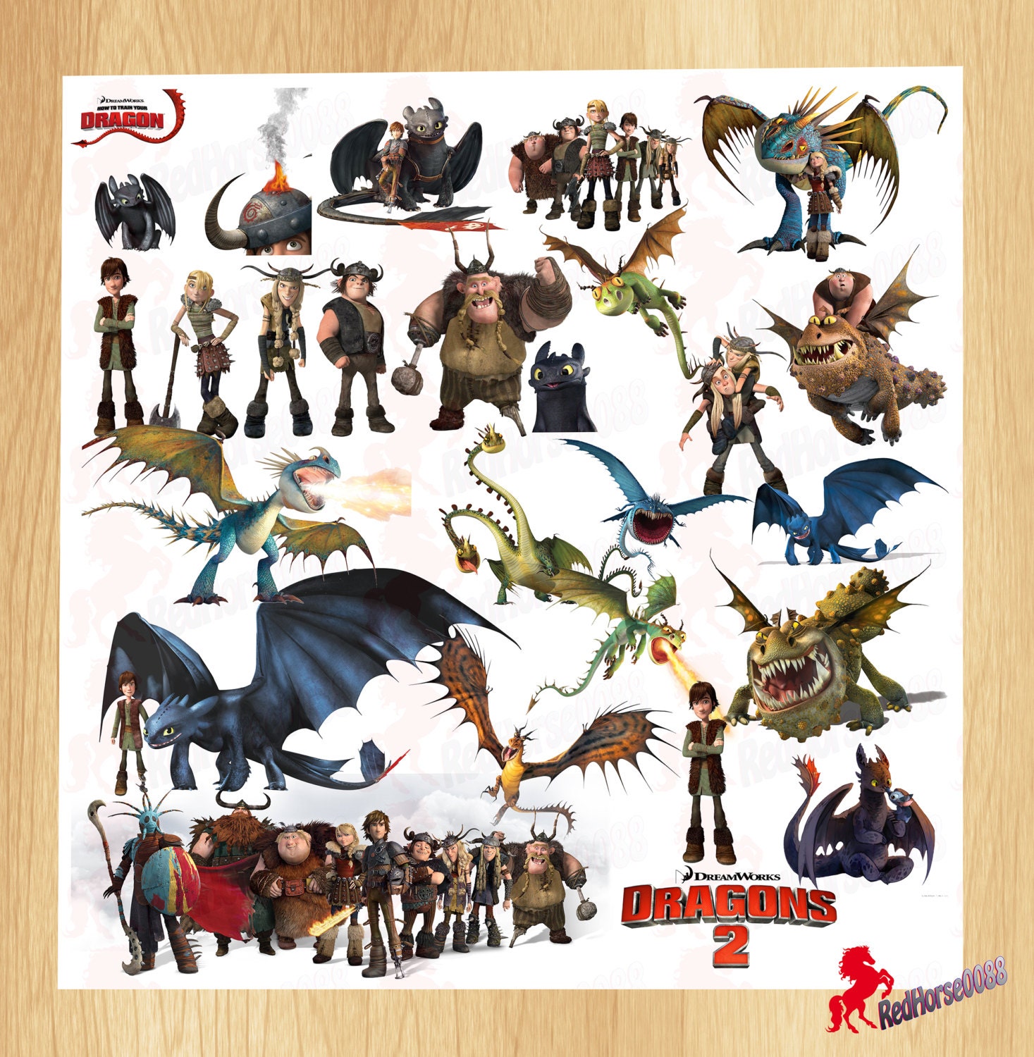 26 How To Train Your Dragon Character PNG Images by