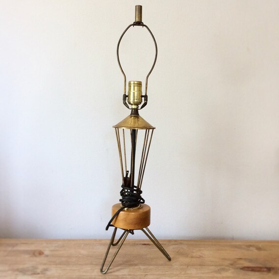 atomic lamp vintage table Vintage Lamp Table Century Style by Mid Atomic BrassAndBaubles