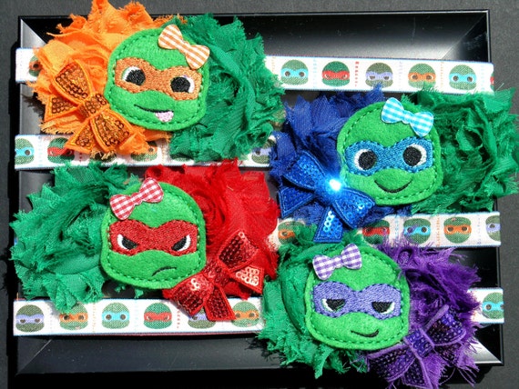 Teenage Mutant Ninja Turtle inspired headband