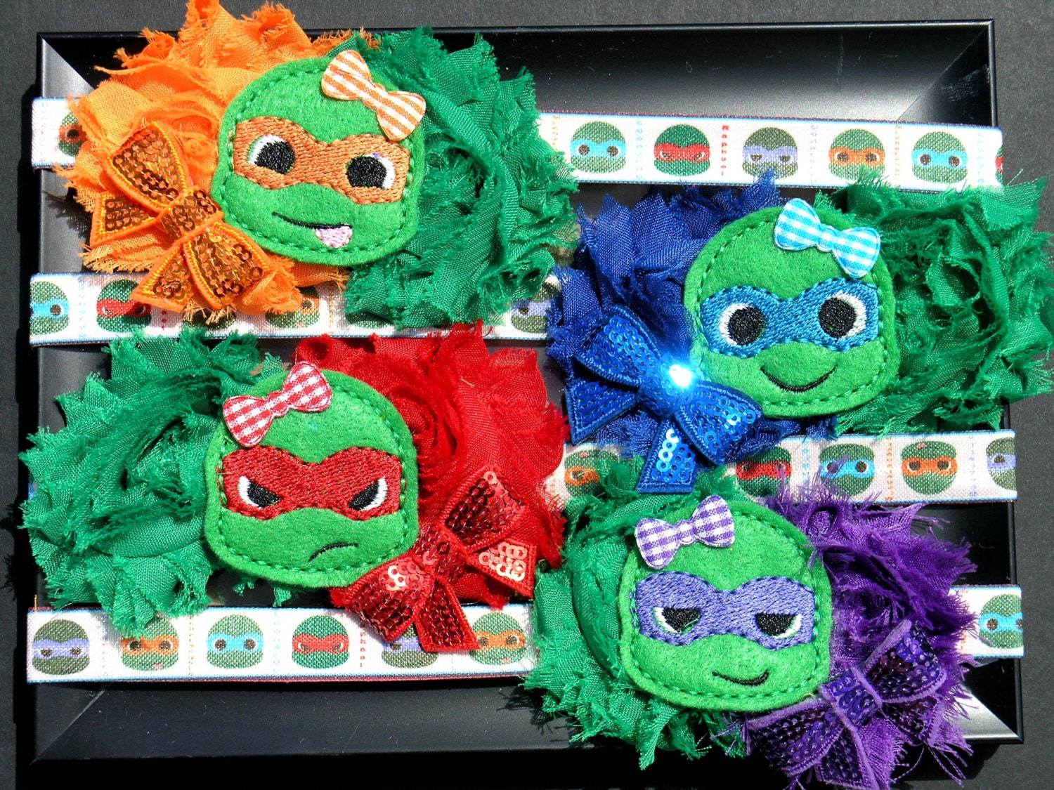 Teenage Mutant Ninja Turtle inspired headband