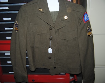 Vintage 5th Army WWII "IKE" style jacket