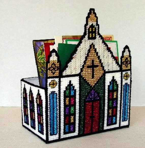 Church Christmas Card Holder 