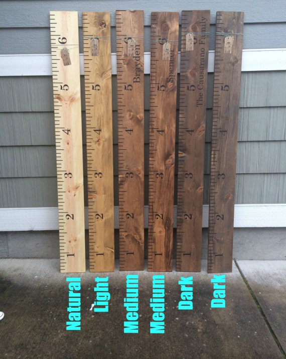 Wood Ruler Growth Chart