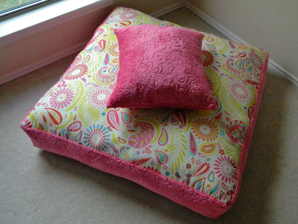 Kids Custom Floor Pillow Set Custom Made to Fit Your Little
