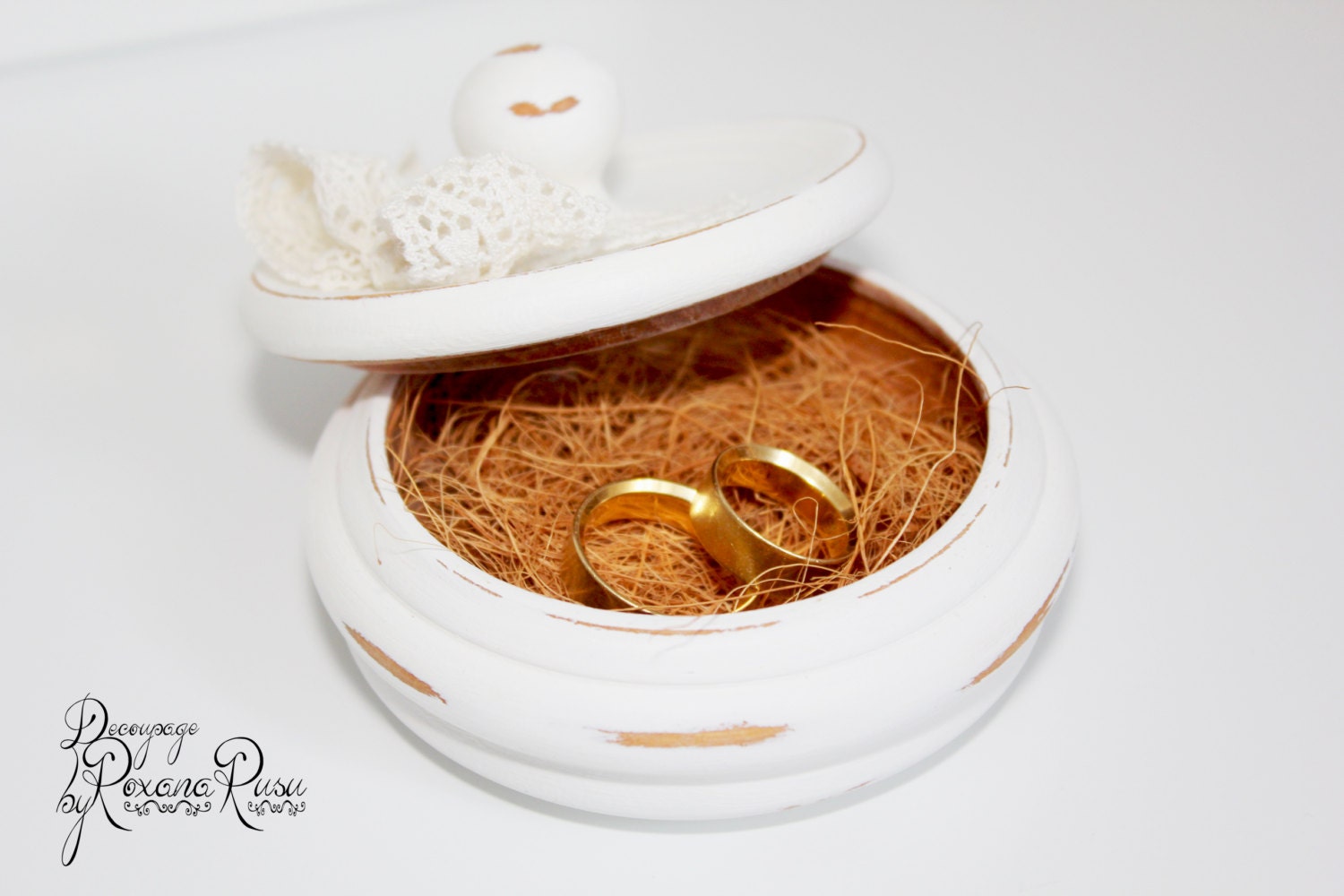 Wedding ring box wedding ring holder wedding gift personalized
