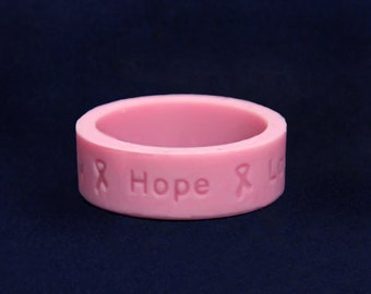50 Pink Silicone Rings (50 Rings) (SILR-1)