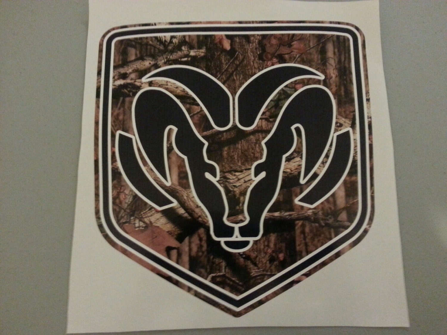 Dodge Ram Camo Logo