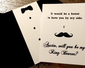 Will you be my Ring Bearer card