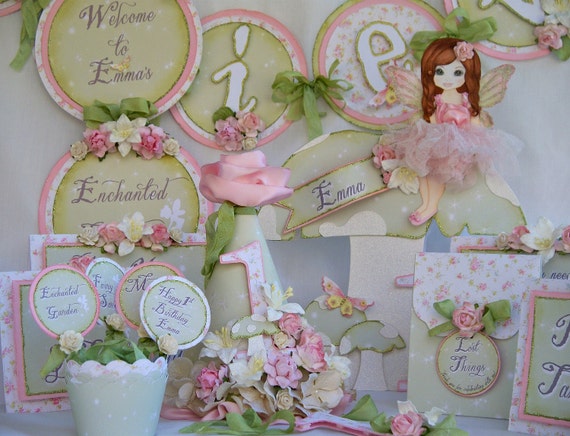 fairy princess shabby chic birthday party package fairy princess shabby chic birthday party package