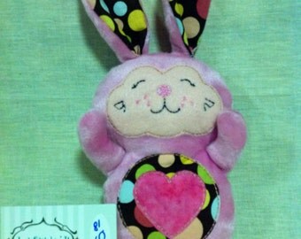 pink bunny stuffy