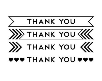 Thank You Rubber Stamp  Rubber Stamps Made from Your Photos!