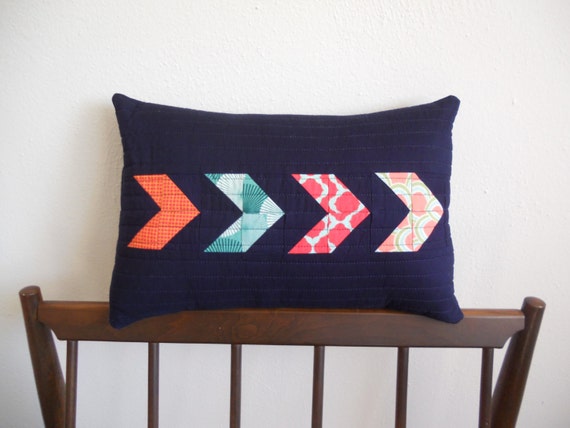 Modern Migrations Quilted Pillow
