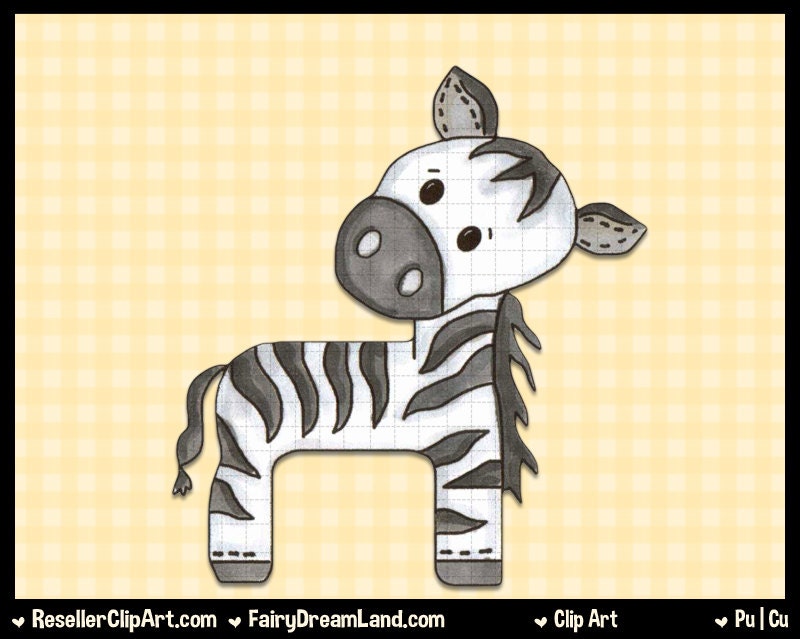 Baby Zoo Animals Clip Art Commercial Use by ResellerClipArt