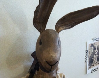 Hand Made Stuffed Toy Skinny Hare