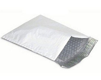 BUBBLE MAILER 40, 6 x 10, # 0 White Poly Bubble Mailer Self Seal Padded Envelopes Bubble Envelope, Shipping Supplies,