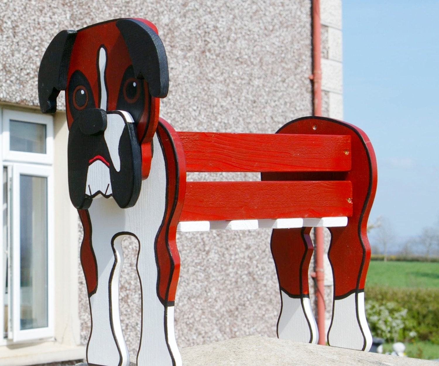 Boxer Dog Planter Pet Pets Dogs Garden Ornaments Decorations