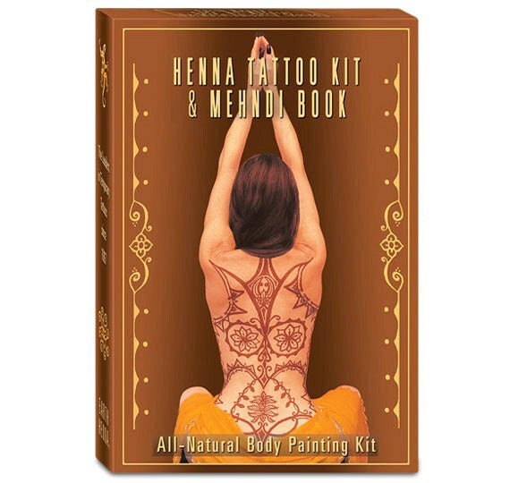 Earth Henna Body Painting Kit & Book Set