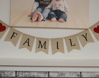 family banner burlap family banner custom banner family family banner burlap family banner custom banner family