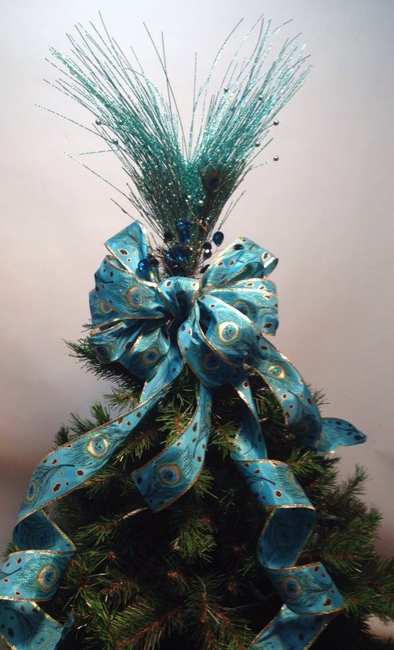 grand peacock tree topper christmas holiday shabby victorian grand peacock tree topper christmas holiday shabby victorian