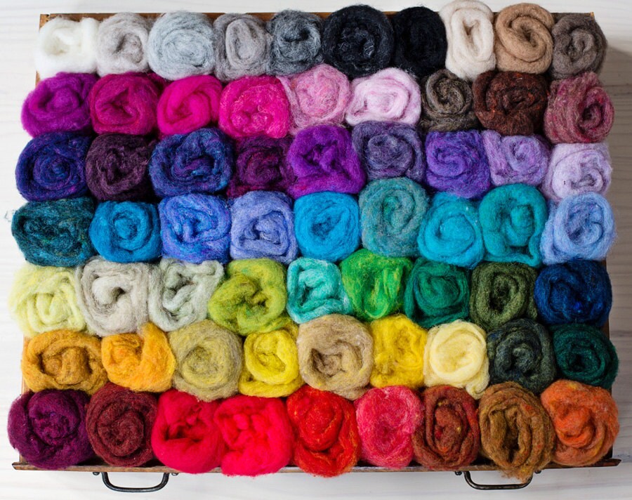 Harrisville Fleece wool batting for needle felting wet felting