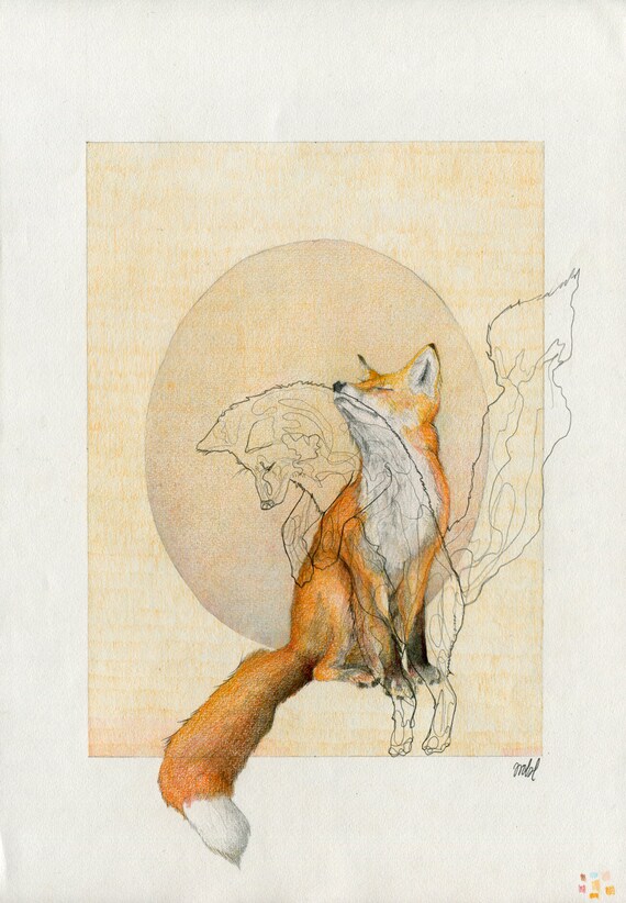 Items similar to The Fox on Etsy