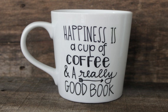 Happiness is ... Book Lovers Coffee Mug