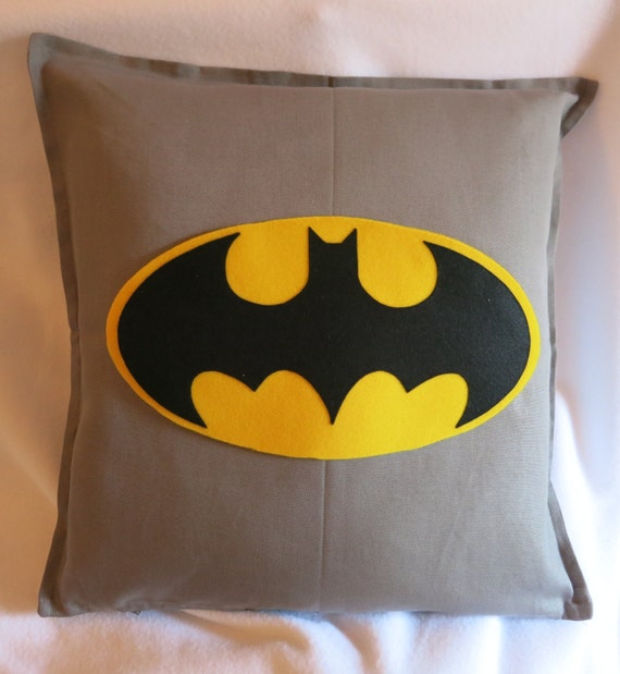 Batman pillow cover 20 x 20 with zip 100% cotton by ...