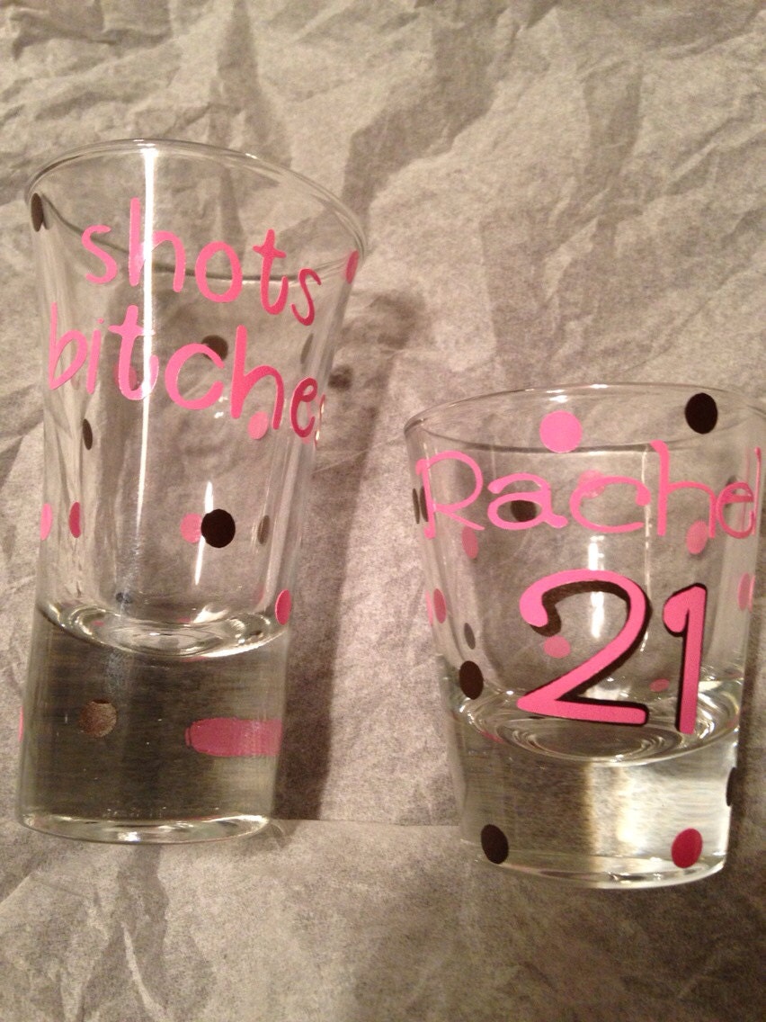 Personalized shot glasses